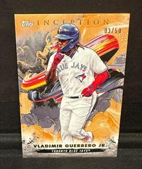 Vladimir Guerrero Jr. [Orange] #3 Baseball Cards 2023 Topps Inception Prices