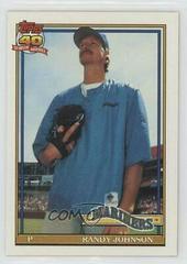 Randy Johnson #225 Baseball Cards 1991 Topps Prices