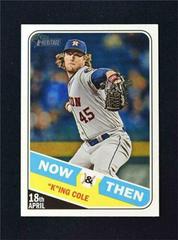 Gerrit Cole #NT-4 Baseball Cards 2018 Topps Heritage Now & Then Prices