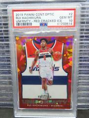 Rui Hachimura [Red Cracked Ice] #2 Basketball Cards 2019 Panini Contenders Optic Uniformity Prices