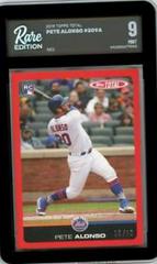 Pete Alonso [Red] #209 Baseball Cards 2019 Topps Total Prices