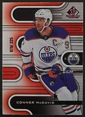 Connor McDavid [Red] #2 Hockey Cards 2022 SP Game Used Prices