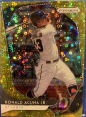 Ronald Acuna Jr. [Gold Donut Circles Prizm] #184 Baseball Cards 2020 Panini Prizm Prices
