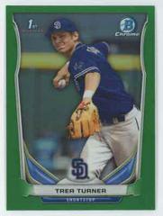 Trea Turner [Chrome Green Refractor] #CDP10 Baseball Cards 2014 Bowman Draft Picks Prices