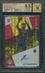 Rui Hachimura [Gold] Basketball Cards 2019 Panini Mosaic Rookie Autographs Prices