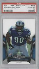 Ndamukong Suh #106 Football Cards 2010 Topps Unrivaled Prices