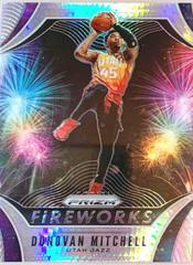 Donovan Mitchell [Hyper Prizm] #23 Basketball Cards 2019 Panini Prizm Fireworks Prices