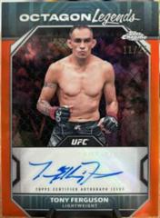Tony Ferguson [Orange Refractor] #OLA-TFE Ufc Cards 2024 Topps Chrome UFC Octagon Legends Autograph Prices