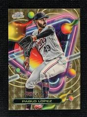 Pablo Lopez [Superfractor] #183 Baseball Cards 2023 Topps Cosmic Chrome Prices