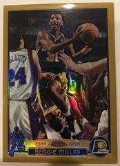 Reggie Miller [Gold Refractor] Basketball Cards 2003 Topps Chrome Prices
