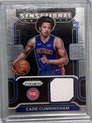 Cade Cunningham Basketball Cards 2021 Panini Prizm Sensational Swatches Prices