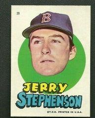 Jerry Stephenson #20 Baseball Cards 1967 Topps Red Sox Stickers Prices