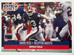 Andre Reed #15 Football Cards 1991 Pro Set Spanish Prices