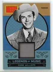 Hank Williams Baseball Cards 2014 Panini Golden Age Legends of Music Memorabilia Prices