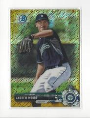 Andrew Moore [Gold Refractor] #BCP152 Baseball Cards 2017 Bowman Chrome Prospects Prices