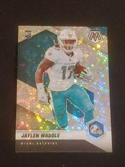 Jaylen Waddle [No Huddle Silver] Football Cards 2021 Panini Mosaic Rookie Variations Prices