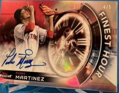 Pedro Martinez [Red Refractor] #PM Baseball Cards 2018 Topps Finest Hour Autographs Prices