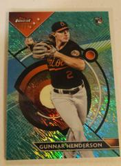 Gunnar Henderson [Aqua Shimmer] #100 Baseball Cards 2023 Topps Finest Prices