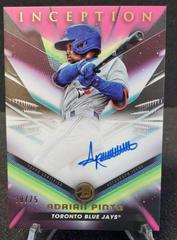 Adrian Pinto [Fuchsia Foil] #BPA-AP Baseball Cards 2023 Bowman Inception Autograph Prices