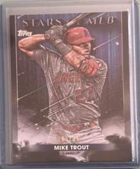 Mike Trout [Black] #SMLB-1 Baseball Cards 2022 Topps Stars of MLB Prices