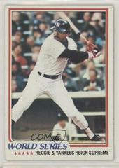 World Series [Reggie Jackson] Baseball Cards 1978 Topps Prices