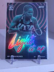 Amanda Nunes [Red] #11 Ufc Cards 2023 Panini Donruss Optic UFC Light It Up Prices