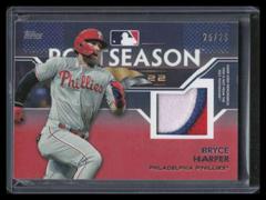 Bryce Harper [Red] #PPR-BH Baseball Cards 2023 Topps Postseason Performance Relics Prices