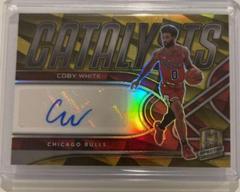 Coby White [Gold] #CAS-CWT Basketball Cards 2021 Panini Spectra Catalysts Signatures Prices