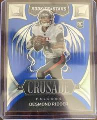 Desmond Ridder [Blue] #CR-12 Football Cards 2022 Panini Rookies & Stars Crusade Prices