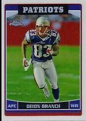 Deion Branch [Refractor] #104 Football Cards 2006 Topps Chrome Prices