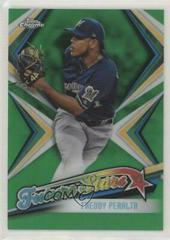 Freddy Peralta [Green Refractor] Baseball Cards 2019 Topps Chrome Future Stars Prices