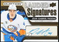 Jean Gabriel Pageau [Gold] #LS-PA Hockey Cards 2021 Upper Deck Ovation Lauded Signatures Prices