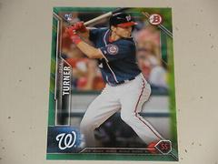 Trea Turner [Green] Baseball Cards 2016 Bowman Prices
