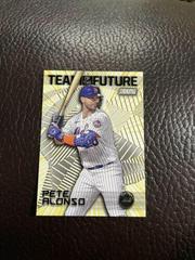 Pete Alonso [Black] #TOF-4 Baseball Cards 2022 Stadium Club Team of the Future Prices