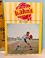 Ken Johnson Baseball Cards 1967 Kahn's Wieners Prices
