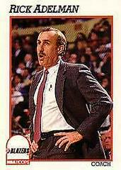 Rick Adelman #242 Basketball Cards 1991 Hoops Prices