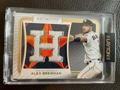 Alex Bregman Baseball Cards 2023 Topps Definitive Patch Collection Prices