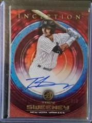 Trey Sweeney [Red] #PA-TS Baseball Cards 2022 Bowman Inception Prospect Autographs Prices