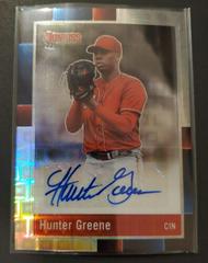 Hunter Greene [Pandora] Baseball Cards 2022 Panini Donruss Optic Retro 1988 Signatures Prices