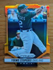 Yoenis Cespedes [Camo Prizm] Baseball Cards 2014 Panini Prizm Prices