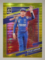 Kyle Larson [Gold Pulsar] #19 Racing Cards 2022 Panini Donruss Nascar Optic Prices
