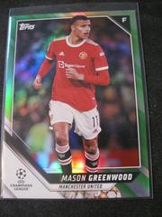 Mason Greenwood [Green] Soccer Cards 2021 Topps UEFA Champions League Prices