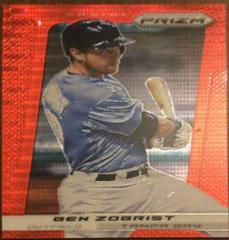 Ben Zobrist [Red Prizm] #45 Baseball Cards 2013 Panini Prizm Prices