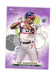 Tim Anderson [Purple] #16 Baseball Cards 2022 Topps Inception Prices