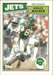 Wesley Walker #35 Football Cards 1987 Topps American UK Prices