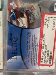 Adrian Beltre [24KT Gold] #92TG Baseball Cards 1999 Fleer Brilliants Prices