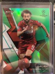 Mohamed Salah [Green Refractor] Soccer Cards 2018 Finest UEFA Champions League Prices