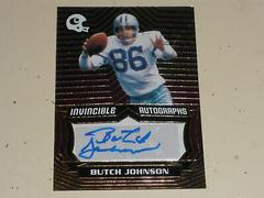 Butch Johnson [Purple] #INV-BJO Football Cards 2021 Panini Chronicles Invincible Autographs Prices