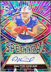 Dalton Kincaid [Celestial] #10 Football Cards 2023 Panini Spectra Spectral Signature Prices