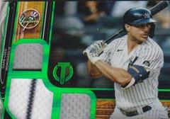 Giancarlo Stanton [Green] #TTR-GS Baseball Cards 2022 Topps Tribute Triple Relics Prices